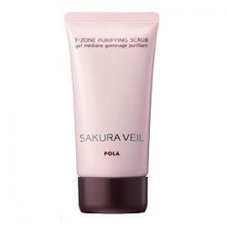 Отзыв о Скраб для лица Pola Sakura Veil T-zone Purifying Scrub теплый