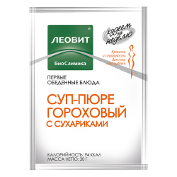 Отзывы о Суп-пюре Леовит "Гороховый с сухариками"