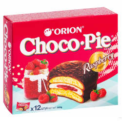 Отзыв о Печенье Orion Choco Pie "Малиновый" | Choco Pie с малиновой ...