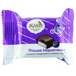 Отзыв о Конфеты Жако "Пташка-Мармелашка" | В целом понравились, глазурь ...