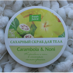 Отзыв о Сахарный скраб для тела Fresh Juice "Carambola & Noni"