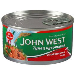 Отзыв о Тунец кусочками в собственном соку John West