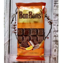Choco dan s. Шоколад bon bon. Bonbons конфеты. Шоколад со вкусом апельсина. Шоколадка Bonbons.