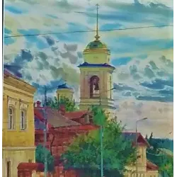 Отзыв о Выставка Александра Волкова "По городам и весям. К 50-летию художника" (Россия, Москва)