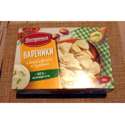 Вареники с картофелем и грибами