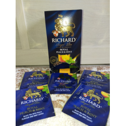 Отзыв о Чай Richard Royal peach & mint | Отличный чай с персиком и мятой