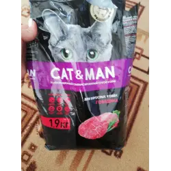 Отзыв о Корм для взрослых кошек Cat&Man