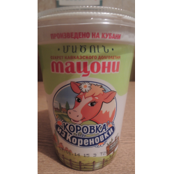 Отзыв о Мацони "Коровка из Кореновки"