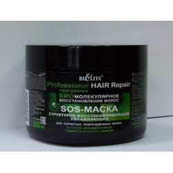 Отзыв о SOS-маска Bielita Professional Hair Repair структурно-восстанавливающая увлажняющая для пористых и поврежденных волос