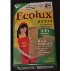 Отзыв о Клей обойный "Ecolux" винил