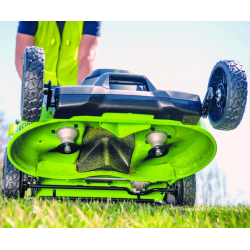 Отзыв о Газонокосилка аккумуляторная самоходная профессиональная Greenworks GC82LM61S