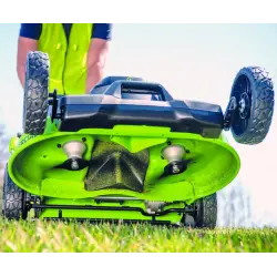 Отзыв о Газонокосилка аккумуляторная самоходная профессиональная Greenworks GC82LM61S