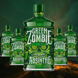 Абсент красное белое. Настойка горькая абсент Грин зомби. Абсент Green Zombie в Пятерочке. Green Zombie абсент 60%. Абсент Фокс Спиритс.