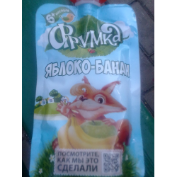 Отзывы о Пюре детское Фрумка "Яблоко-банан"