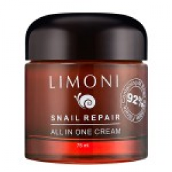 Отзыв о Крем для лица восстанавливающий с экстрактом слизи улитки Limoni Snail Repair All in One Cream