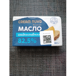 Отзыв о Масло Cream nuvo сладко-сливочное 82,5% | Обычное, достаточно ...