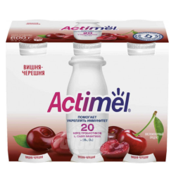 Отзыв о Напиток кисломолочный Actimel "Вишня, черешня"