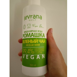 Отзыв о Мицеллярная вода Levrana Ромашка, зеленый чай | Хорошо очищает ...