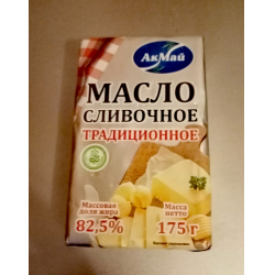 Отзывы о Масло сливочное Традиционное 82.5% АкМай