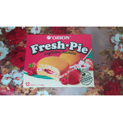 Orion fresh. Фреш Пай Орион. Fresh pie Orion. Пирожное Fresh pie бисквитное. Орион Фреш Пай с клубникой.