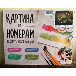 Отзыв о Картина по номерам "Степашка рисует"