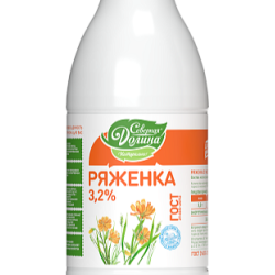 Отзыв о Ряженка 3,2% "Северная Долина" | Очень густая и вкусная ряженка.