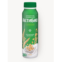 Отзыв о Биойогурт питьевой АктиБио "Злаки" | Приятный йогурт со злаками ...