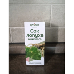 Отзывы о Сок лапуха (майского)