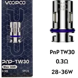 Отзывы о Испаритель Voopoo PnP-TW30 0.3ohm / 28-36W (Drag E60 / Drag H80S /  Drag H80X / Argus Pro)