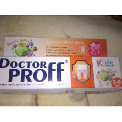 Отзыв о Зубная паста Doctor PROFF Kids 3-8 лет