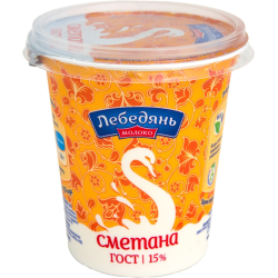 Отзывы о Сметана "Лебедянь молоко" 15 %