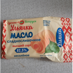 Отзывы о Масло сладкосливочное "Ульянка" несоленое 82,5%