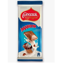 Отзыв о Шоколад молочный "Россия Щедрая Душа" Maxibon печенье и вкус мороженого