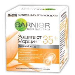 Отзыв о Крем Garnier Skin Naturals защита от морщин 35+ Ночной антивозрастной уход