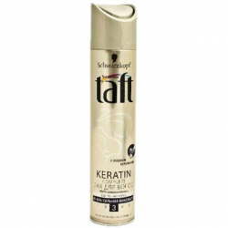 Отзыв о Лак для волос Taft Keratin Complete