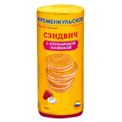 Отзыв о Печенье Фламинго Маркет "Кременкульское" с клубничной начинкой ...
