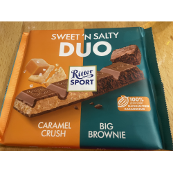 Отзыв о Шоколад Ritter sport Duo Соленая карамель и шоколадный брауни