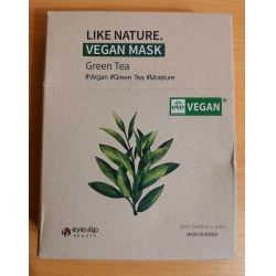 Отзыв о Тканевая маска для лица Eyenlip like nature vegan mask Green Tea