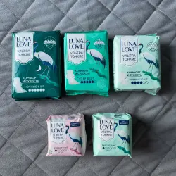Отзыв о Прокладки ультратонкие гигиенические "Luna Love" Комфорт и сухость