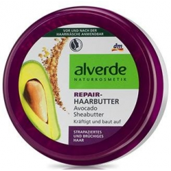 Отзыв о Крем для волос Alverde Repair-Haarbutter с маслом ши и авокадо