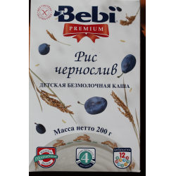 Отзыв о Каша детская безмолочная Bebi Premium "Рис"