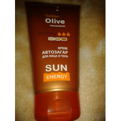 Отзыв о Крем автозагар для лица и тела Golden Olive Sun Energy