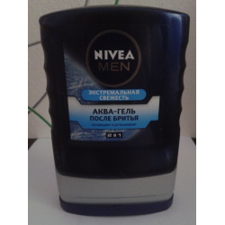 Отзыв о Аква-гель после бритья Nivea men "Экстремальная свежесть"