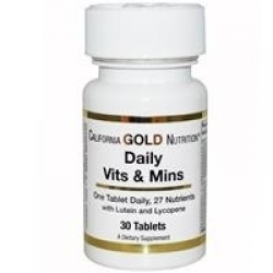 Отзыв о Витамины California Gold Nutrition Daily Vits & Mins