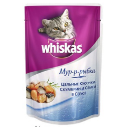 Отзыв о Корм для кошек Whiskas "Мур-р-рыбка"