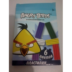 Angry Birds из пластилина: синяя птичка