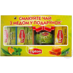 Отзыв о Набор чая Lipton "Насыщенное удовольствие" с медом в подарок