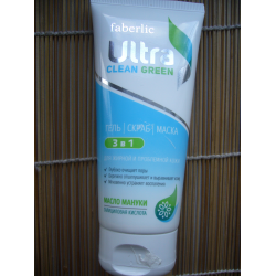 Отзыв о Гель-скраб-маска для лица Faberlic Ultra Clean Green 3 в 1