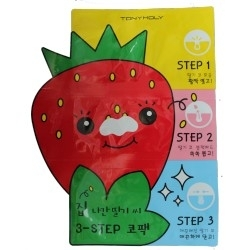 Отзыв о Набор от черных точек Tony Moly Homeless Strawberry Seeds 3-step Nose Pack