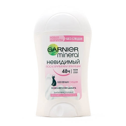 Отзыв о Твердый дезодорант-антиперспирант Garnier mineral невидимый после бритья или эпиляции